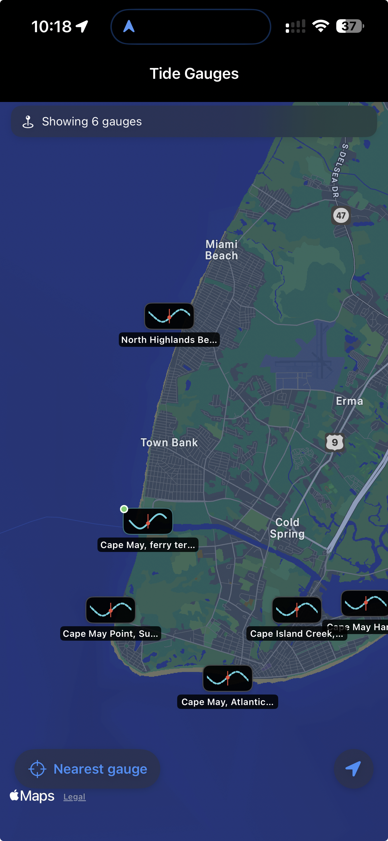 Tide Charts screenshot